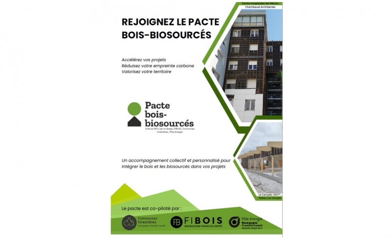 Un Pacte bois et biosourcés pour démultiplier l’usage du bois et des matériaux biosourcés dans les constructions et les réhabilitations en Bourgogne-Franche-Comté !