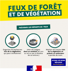 Feux de forêt et de végétation - kit de communication 2022