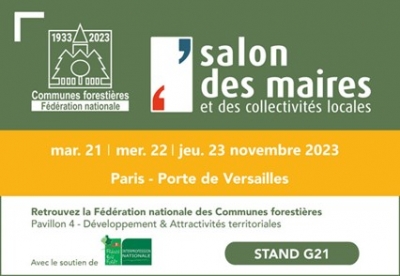 Les Communes forestières au salon des maires et des collectivités locales 2023