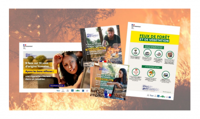Feux de forêt et de végétation : ayons les bons réflexes (accéder au kit de communication national 2024)