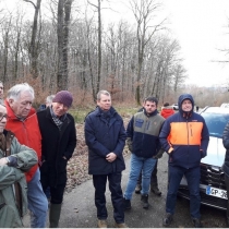 Visite du préfet de Haute Saône à Blondefontaine (70)