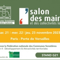 Les Communes forestières au salon des maires et des collectivités locales 2023